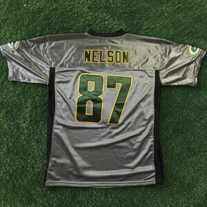 Nike Jordy Nelson #87 Green Bay Packers Gridiron Grey Alternate Jersey Men’s 56